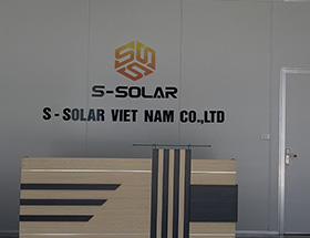 Self-built factories: S-SOLAR in Vietnam.